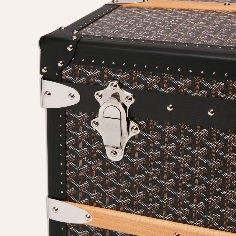 Goyard CABINE TRUNK Black | QVAE1979