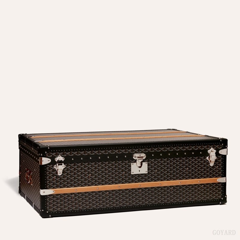 Goyard CABINE TRUNK Black | QVAE1979