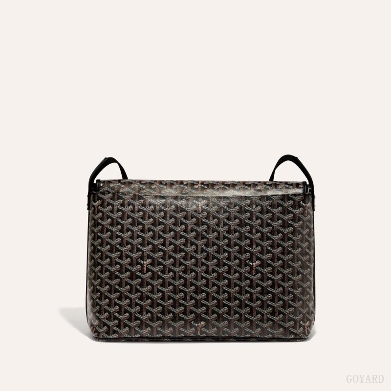 Goyard CAPETIEN MM MESSENGER BAG Black | ACKG4524