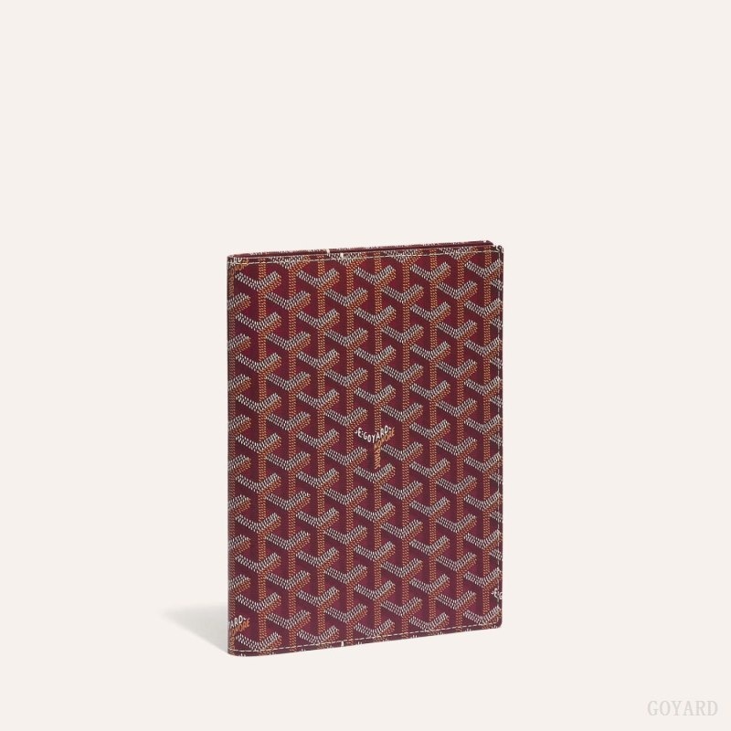 Goyard CASTIGLIONE DOCUMENT COVER Burgundy | TOMC1167