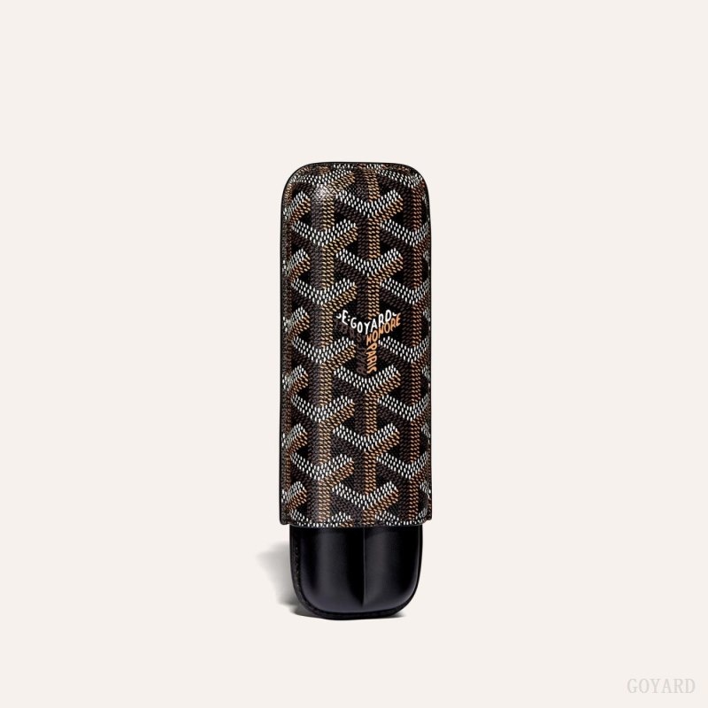 Goyard CHURCHILL 2 CIGAR CASE Black | MPOF7740