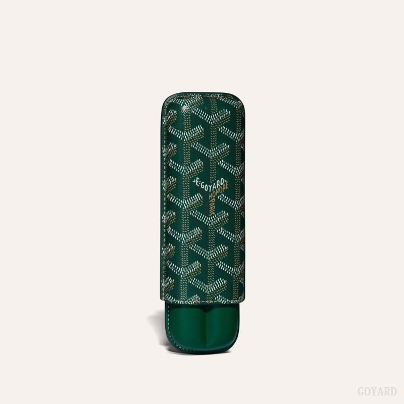 Goyard CHURCHILL 2 CIGAR CASE Green | ORPO7271