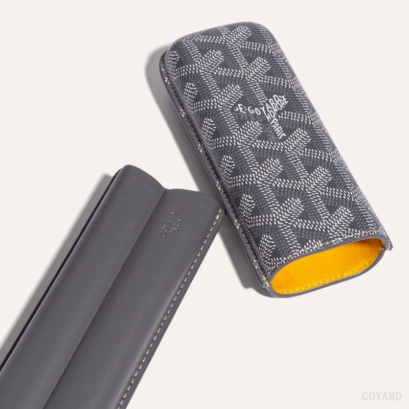 Goyard CHURCHILL 2 CIGAR CASE Grey | ZEXT8506