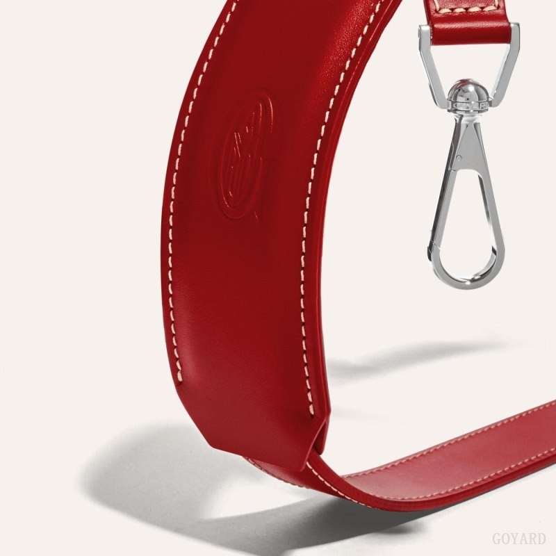 Goyard CUIR MM STRAP Red | WGOM6488