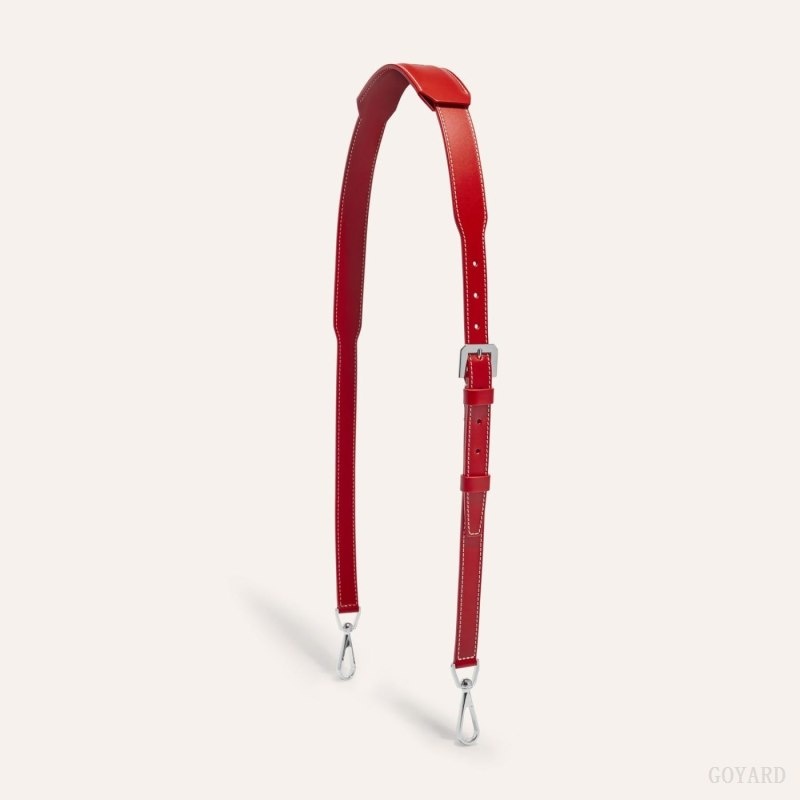 Goyard CUIR MM STRAP Red | WGOM6488