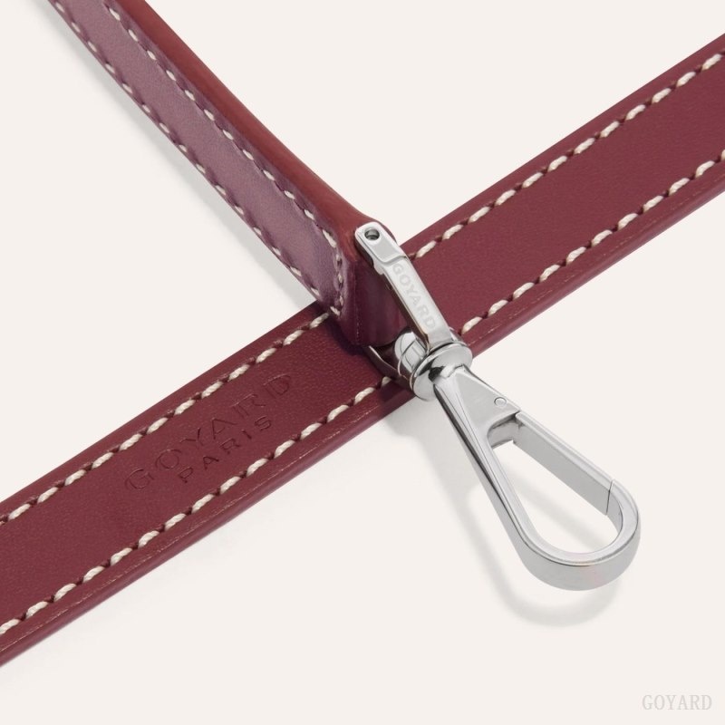 Goyard CUIR PM STRAP Burgundy | XVRA4343