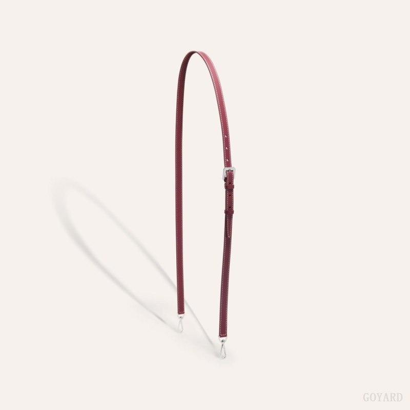 Goyard CUIR PM STRAP Burgundy | XVRA4343