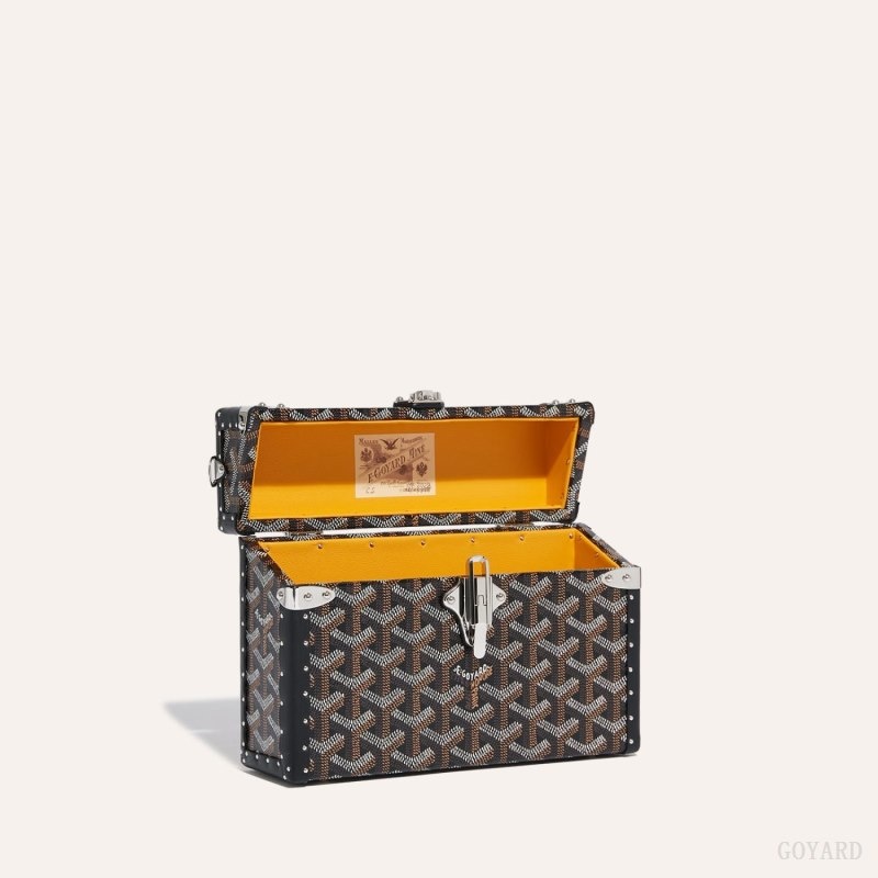 Goyard Cassette Trunk Bag Black | LBBH6026