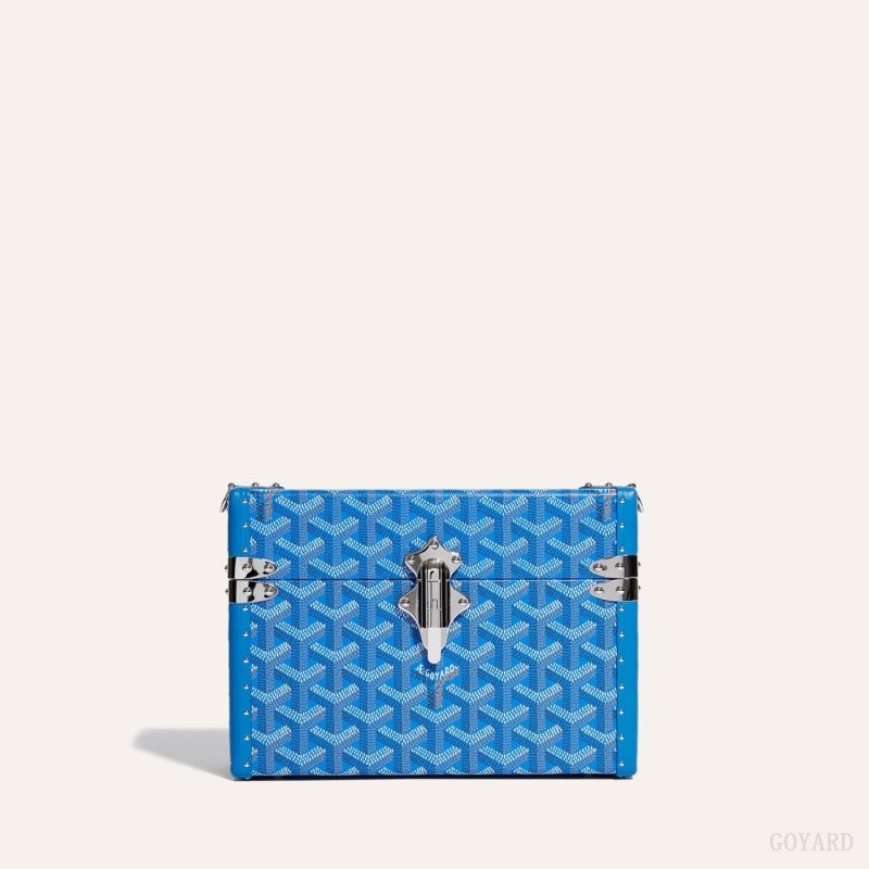 Goyard Cassette Trunk Bag Blue | HAXB8223