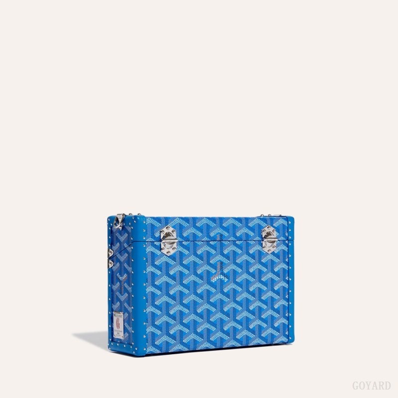 Goyard Cassette Trunk Bag Blue | HAXB8223