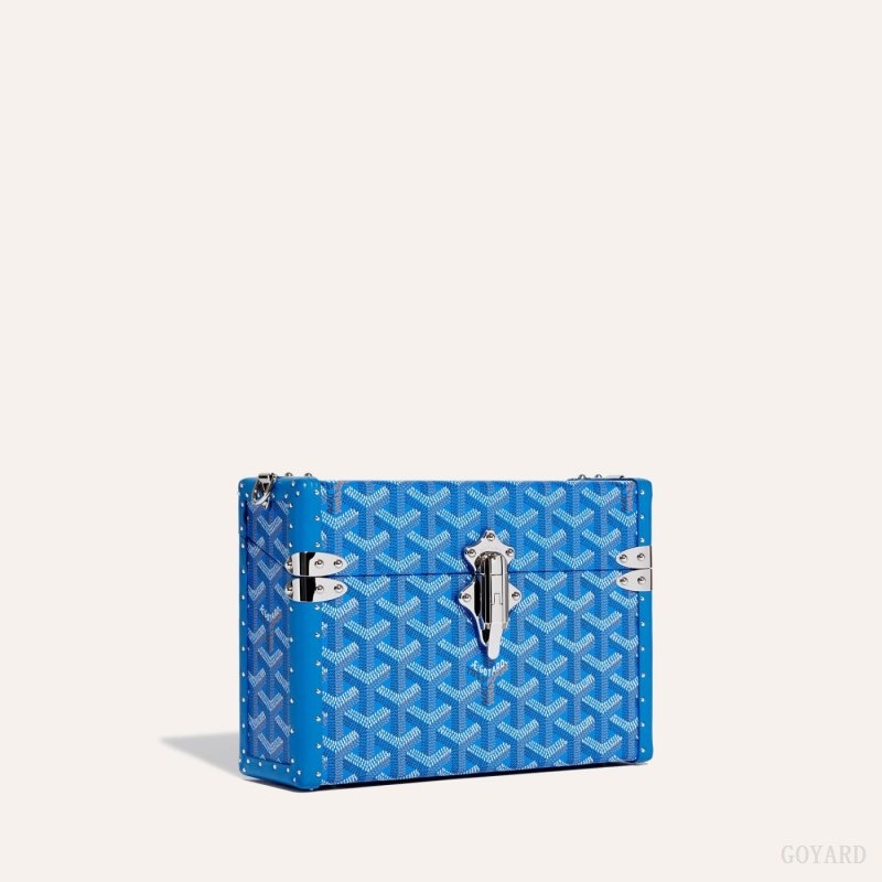 Goyard Cassette Trunk Bag Blue | HAXB8223