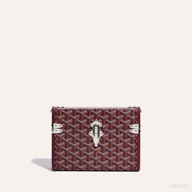 Goyard Cassette Trunk Bag Burgundy | IUVW0211