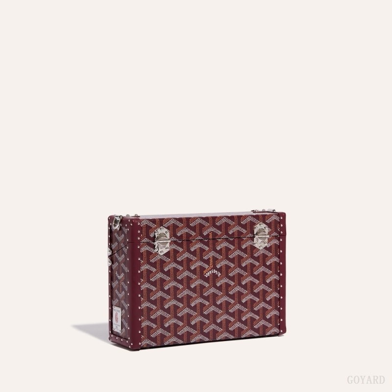 Goyard Cassette Trunk Bag Burgundy | IUVW0211