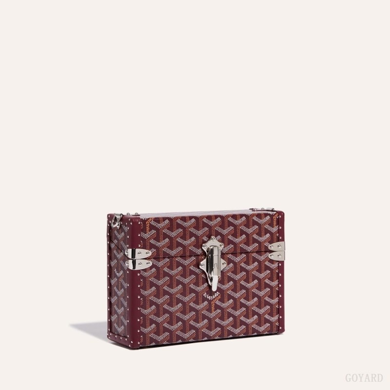 Goyard Cassette Trunk Bag Burgundy | IUVW0211