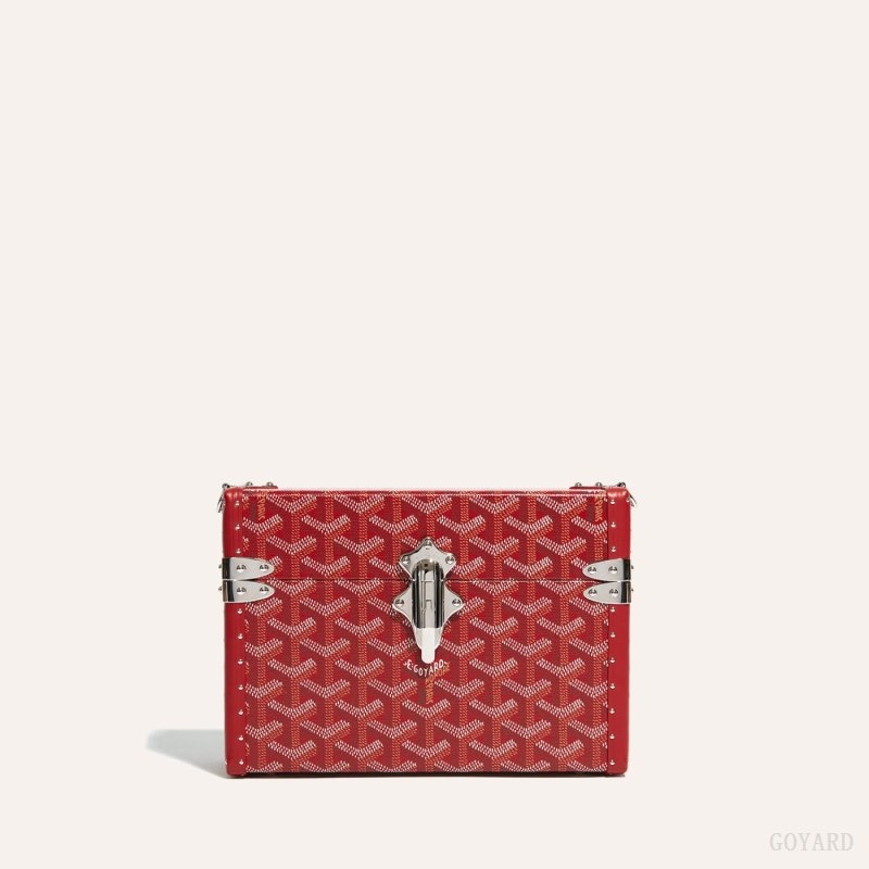 Goyard Cassette Trunk Bag Red | FCLZ1410