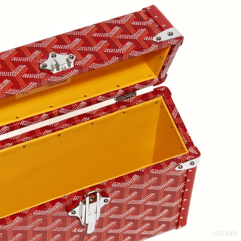 Goyard Cassette Trunk Bag Red | FCLZ1410