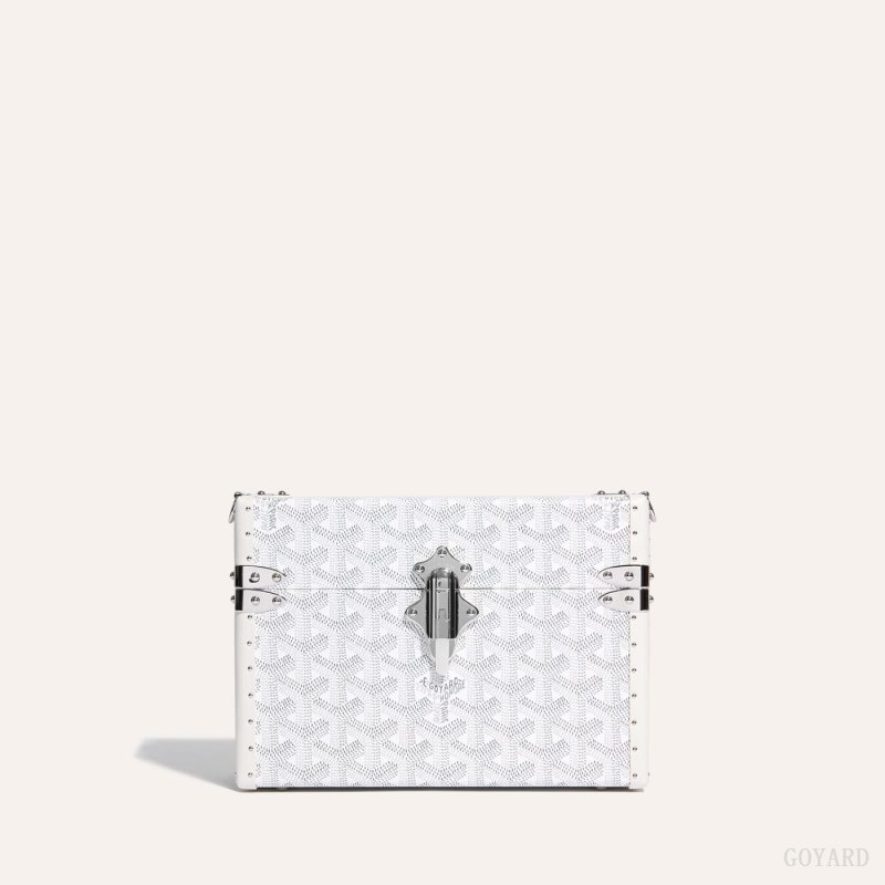 Goyard Cassette Trunk Bag White | HOKJ0573