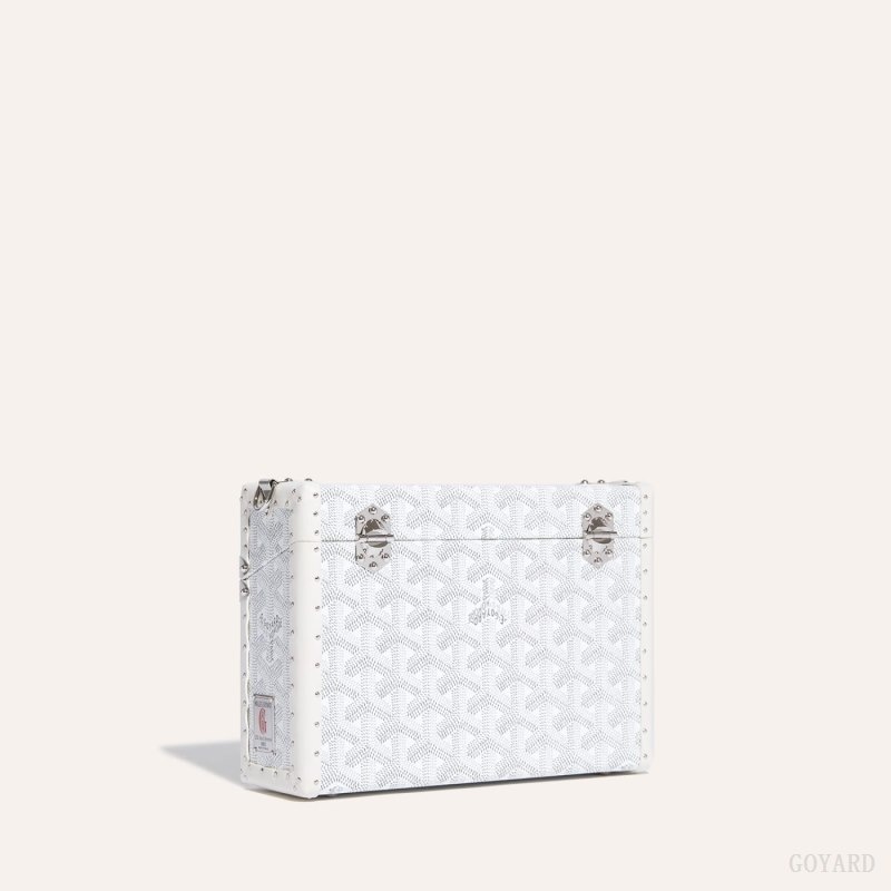 Goyard Cassette Trunk Bag White | HOKJ0573