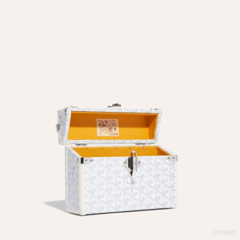 Goyard Cassette Trunk Bag White | HOKJ0573