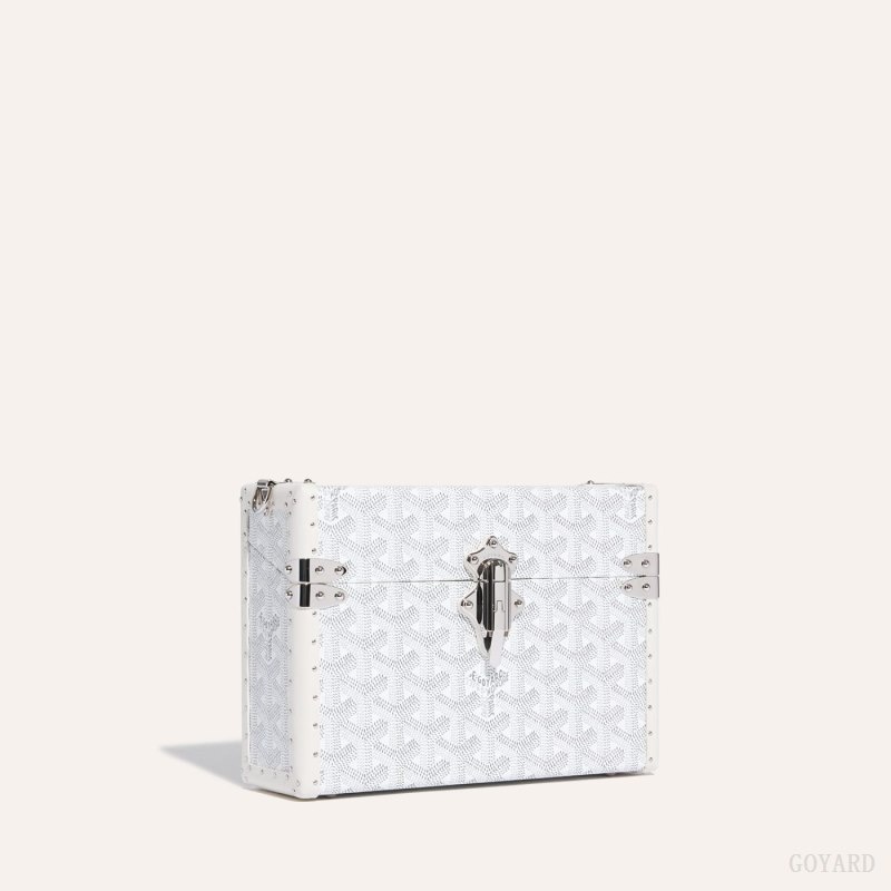 Goyard Cassette Trunk Bag White | HOKJ0573