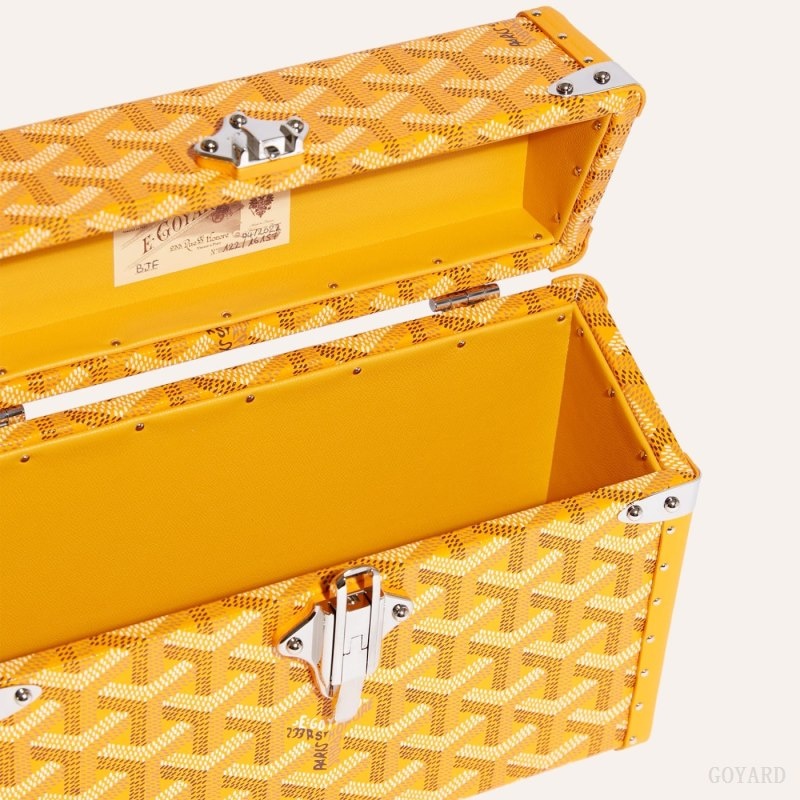 Goyard Cassette Trunk Bag Yellow | FXLK2979