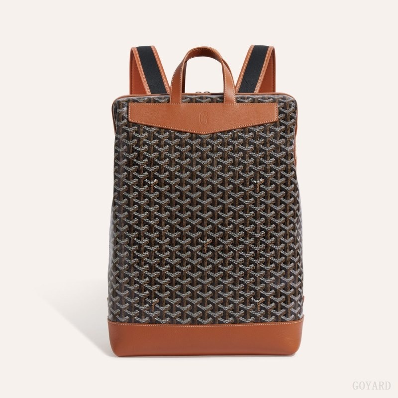 Goyard Cisalpin Backpack Black / Brown | VQVQ1427