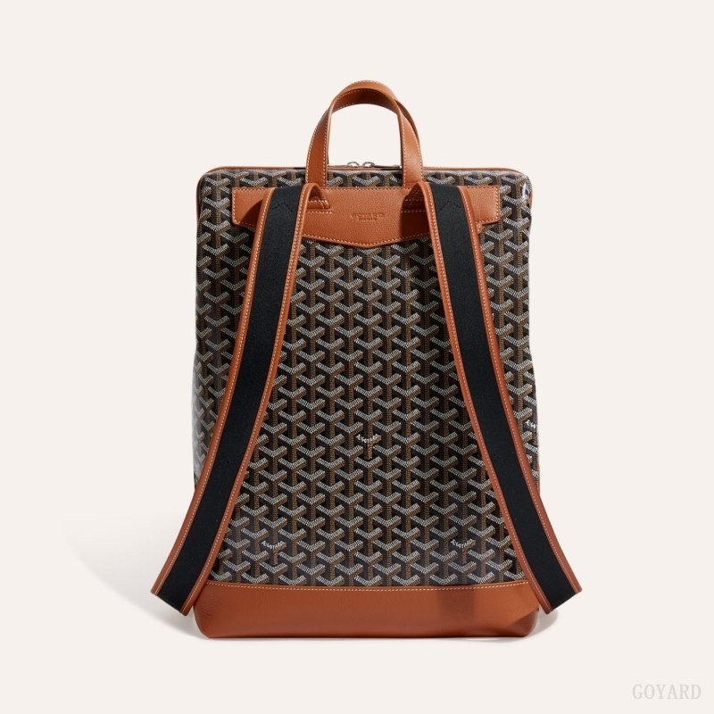 Goyard Cisalpin Backpack Black / Brown | VQVQ1427