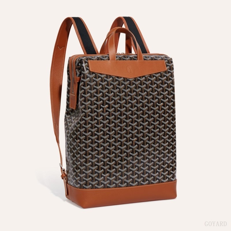 Goyard Cisalpin Backpack Black / Brown | VQVQ1427