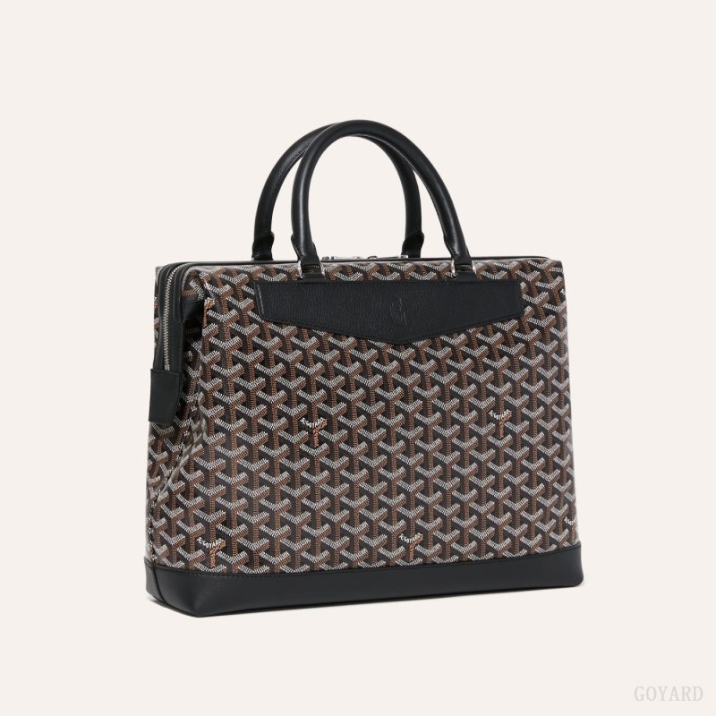 Goyard Cisalpin Document Case Black | BIJZ7474