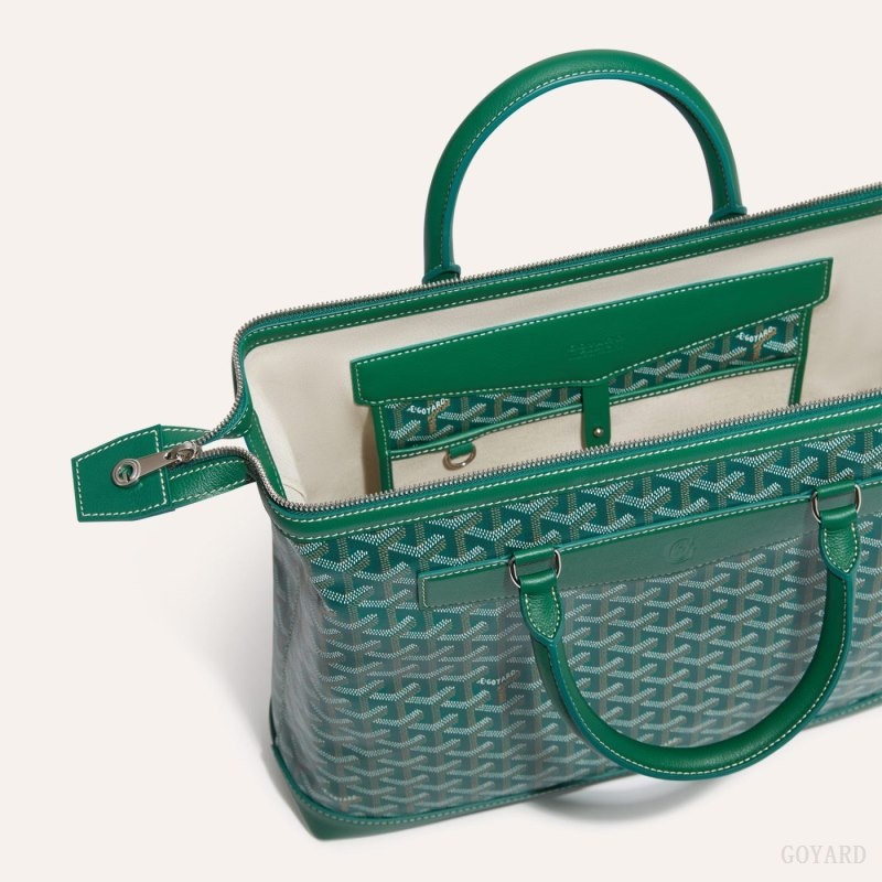 Goyard Cisalpin Document Case Green | KBCN5029