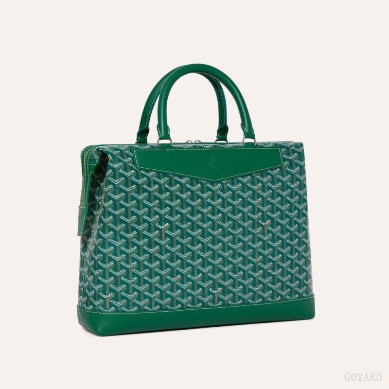 Goyard Cisalpin Document Case Green | KBCN5029