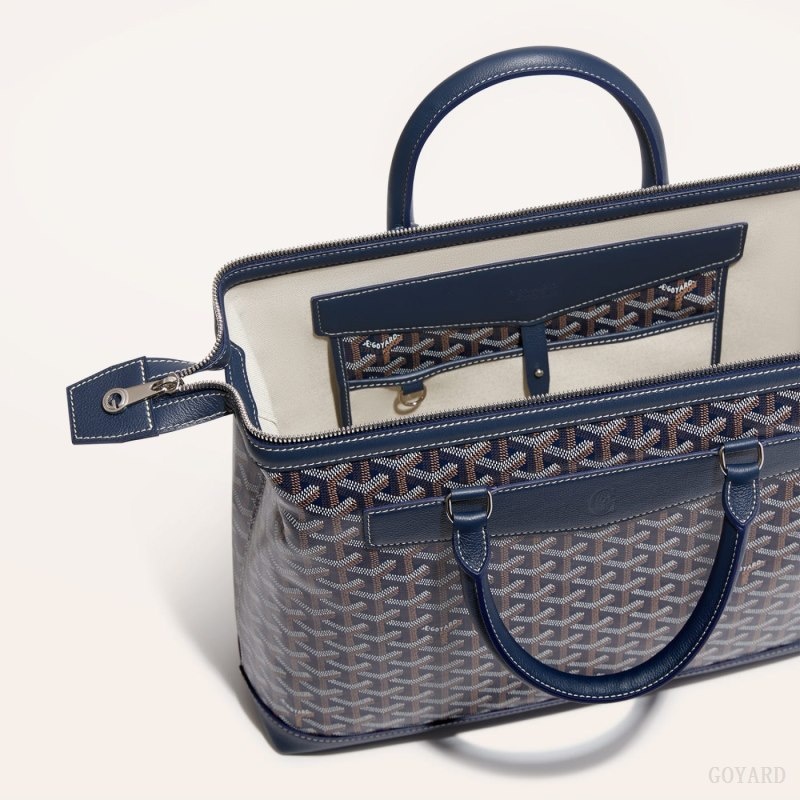 Goyard Cisalpin Document Case Navy Blue | MHRR2187