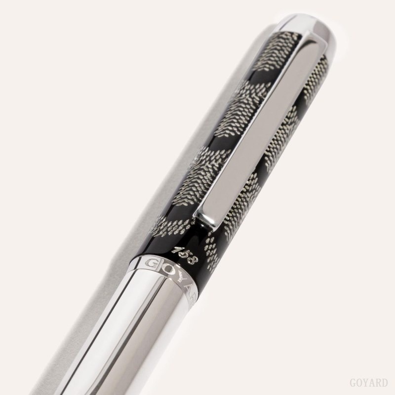 Goyard Clamecy Fountain Pen Black | XDQK6206