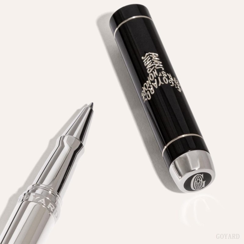 Goyard Clamecy Rollerball Pen Black | WQAR8393