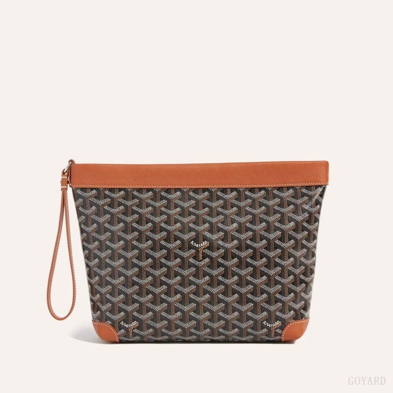 Goyard Conti pouch Black / Brown | ICBV3339