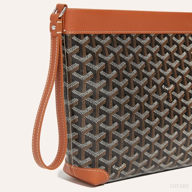 Goyard Conti pouch Black / Brown | ICBV3339