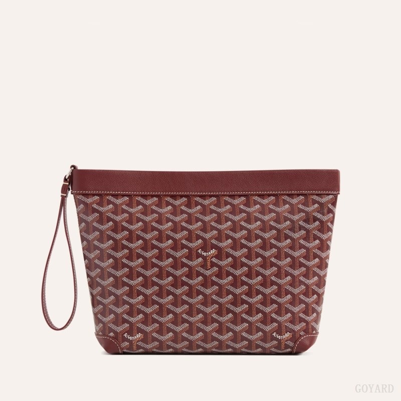 Goyard Conti pouch Burgundy | ONDU0524