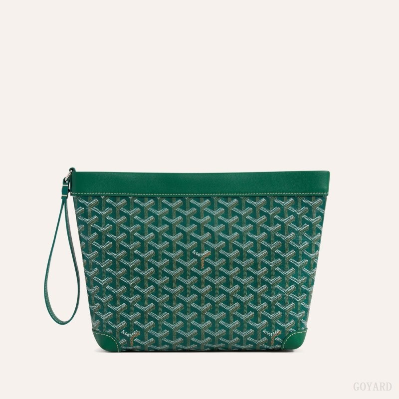 Goyard Conti pouch Green | PAXS7834