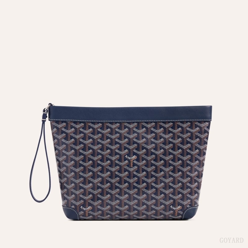 Goyard Conti pouch Navy Blue | IPPN2196