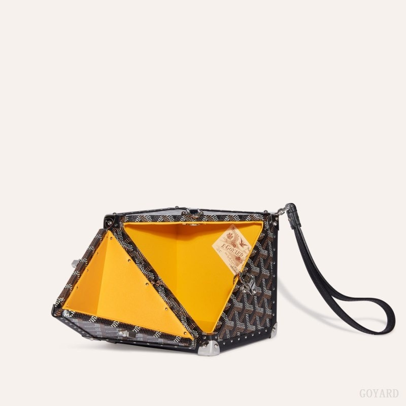 Goyard Dé Trunk Bag Black | XIBR7794