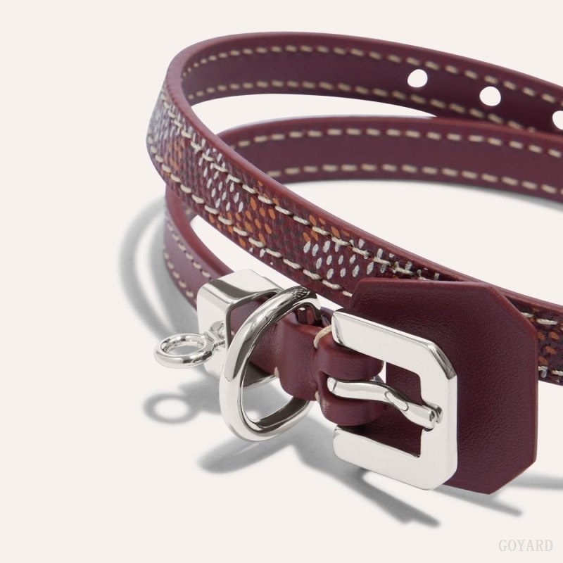 Goyard EDMOND BRACELET Burgundy | BPNL1071