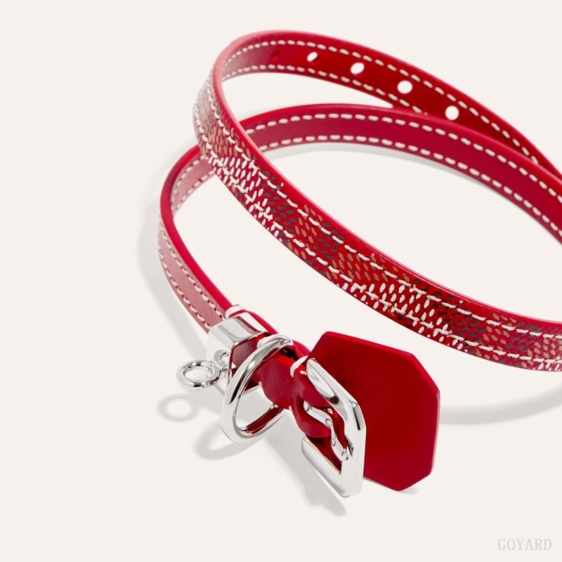 Goyard EDMOND BRACELET Red | QXEX1367