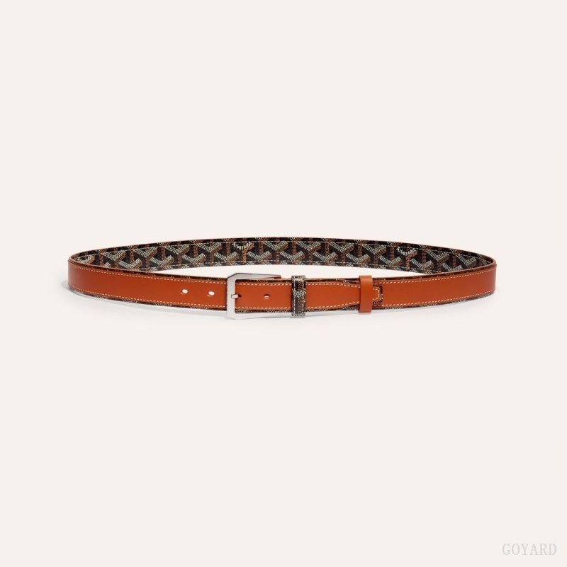 Goyard FREGATE BELT Black / Brown | RZKS8464