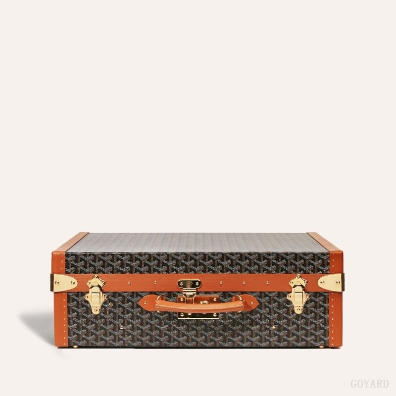 Goyard GRAND HÔTEL 55 CASE Black / Brown | LHEG8694