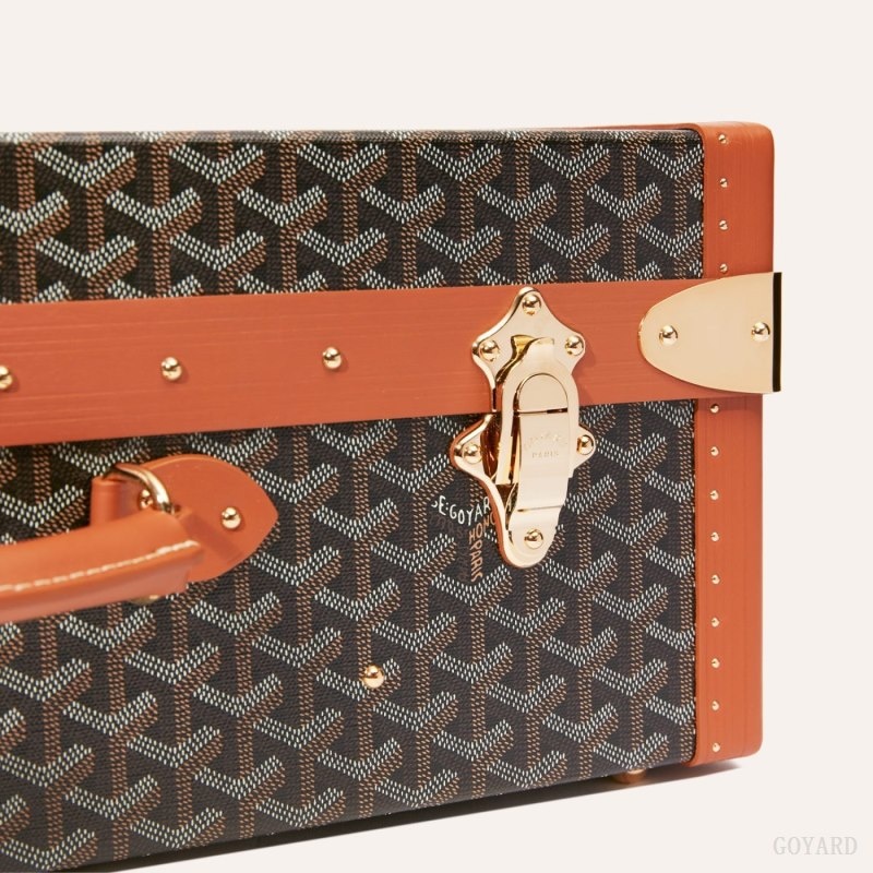 Goyard GRAND HÔTEL 55 CASE Black / Brown | LHEG8694