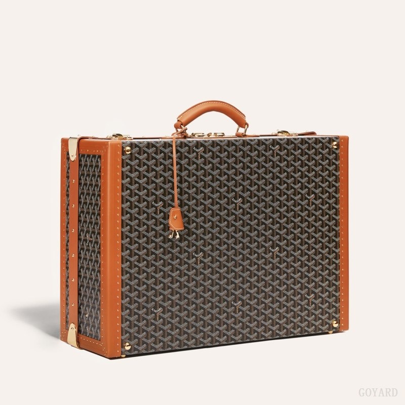 Goyard GRAND HÔTEL 55 CASE Black / Brown | LHEG8694