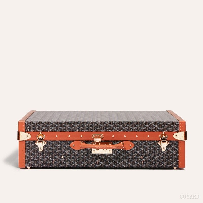 Goyard GRAND HÔTEL 65 CASE Black / Brown | RBKI7767