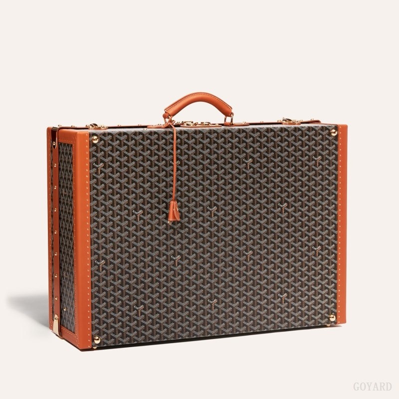 Goyard GRAND HÔTEL 65 CASE Black / Brown | RBKI7767