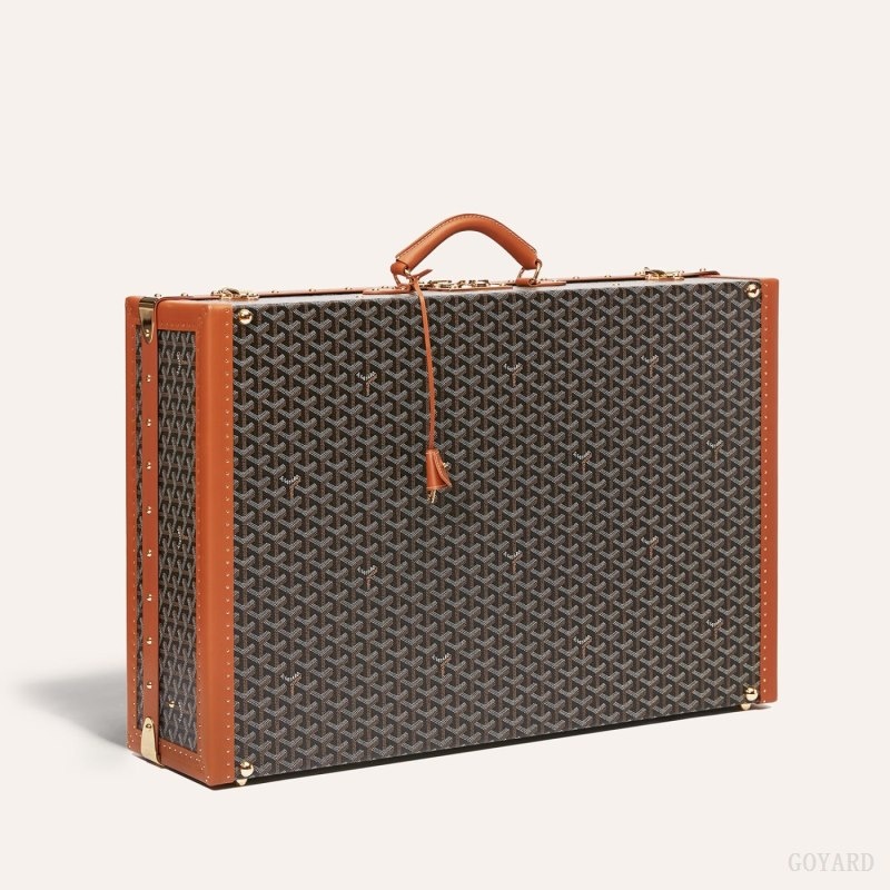 Goyard GRAND HÔTEL 70 CASE Black / Brown | RWKP9732