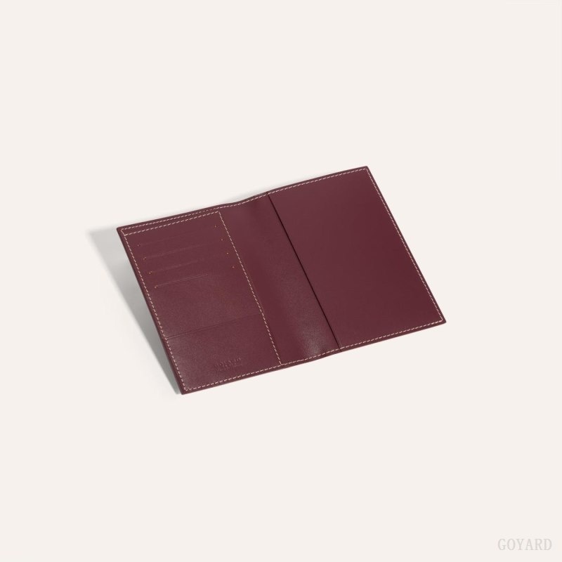 Goyard GRENELLE PASSPORT COVER Burgundy | VYDM4895